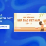 Poster Chúc mừng ngày Nhà giáo Việt Nam