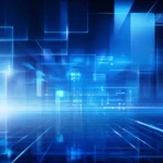 Bright blue business background scaled