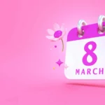 8-3 womens day background 3d render