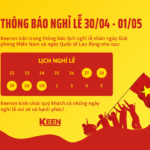 Mẫu Poster Thông báo nghỉ lễ 30.04 - 01.05