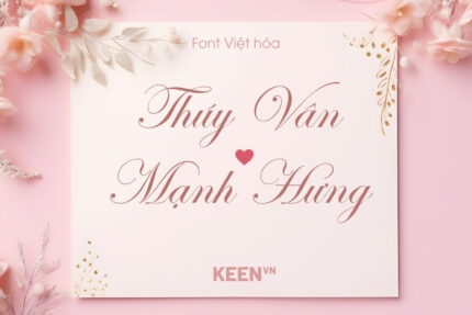 Font Việt hóa SFU Edwardian Script Regular