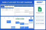 Quản lý lịch họp tích hợp Calendar Google Sheet