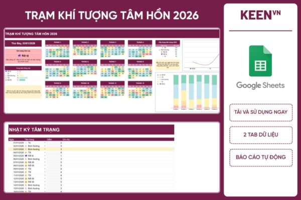 [GS-PLAN-005] Trạm khí tượng Tâm hồn 2026 Google Sheet