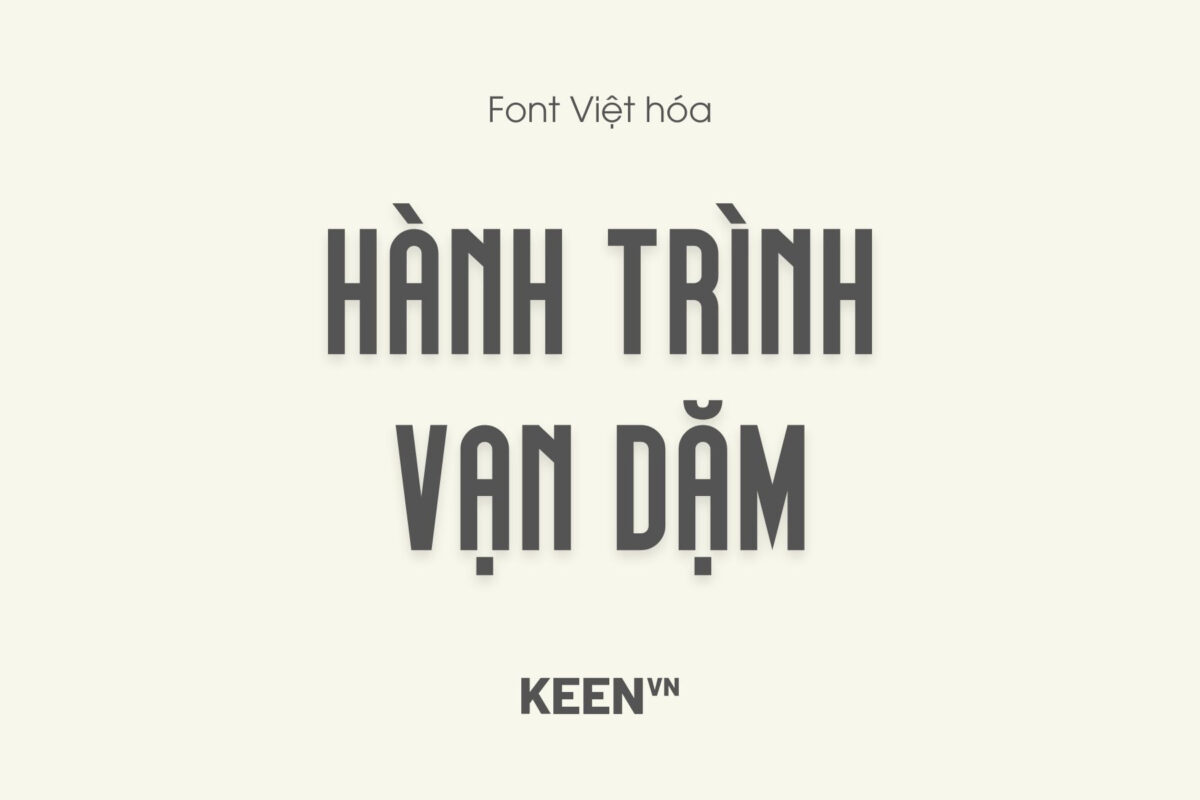 Font Việt hóa OAI Showtilla