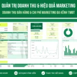 [GS-BUS-006] Quản trị và Báo cáo Doanh thu bán hàng & Hiệu quả Marketing đa kênh (TMĐT)