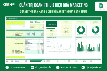 [GS-BUS-006] Quản trị và Báo cáo Doanh thu bán hàng & Hiệu quả Marketing đa kênh (TMĐT)